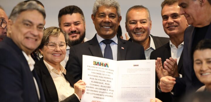 Bases de Júnior Muniz, Jacobina, Itanhém e Vera Cruz recebem investimentos em infraestrutura do Estado