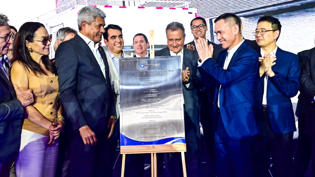 Windey Energy lança na Bahia sua 1a fábrica de sistemas de armazenamento de energia por baterias do Brasil