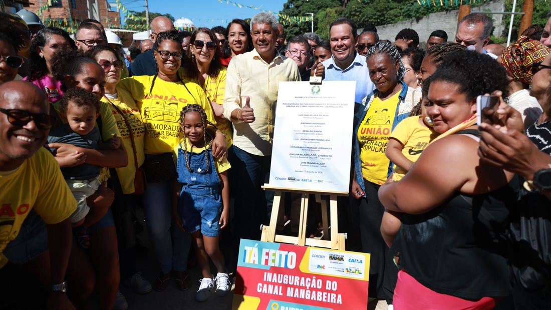 Obras do Canal Mangabeira leva fim dos alagamentos, mais lazer e qualidade de vida para moradores do Bairro da Paz e Itapuã