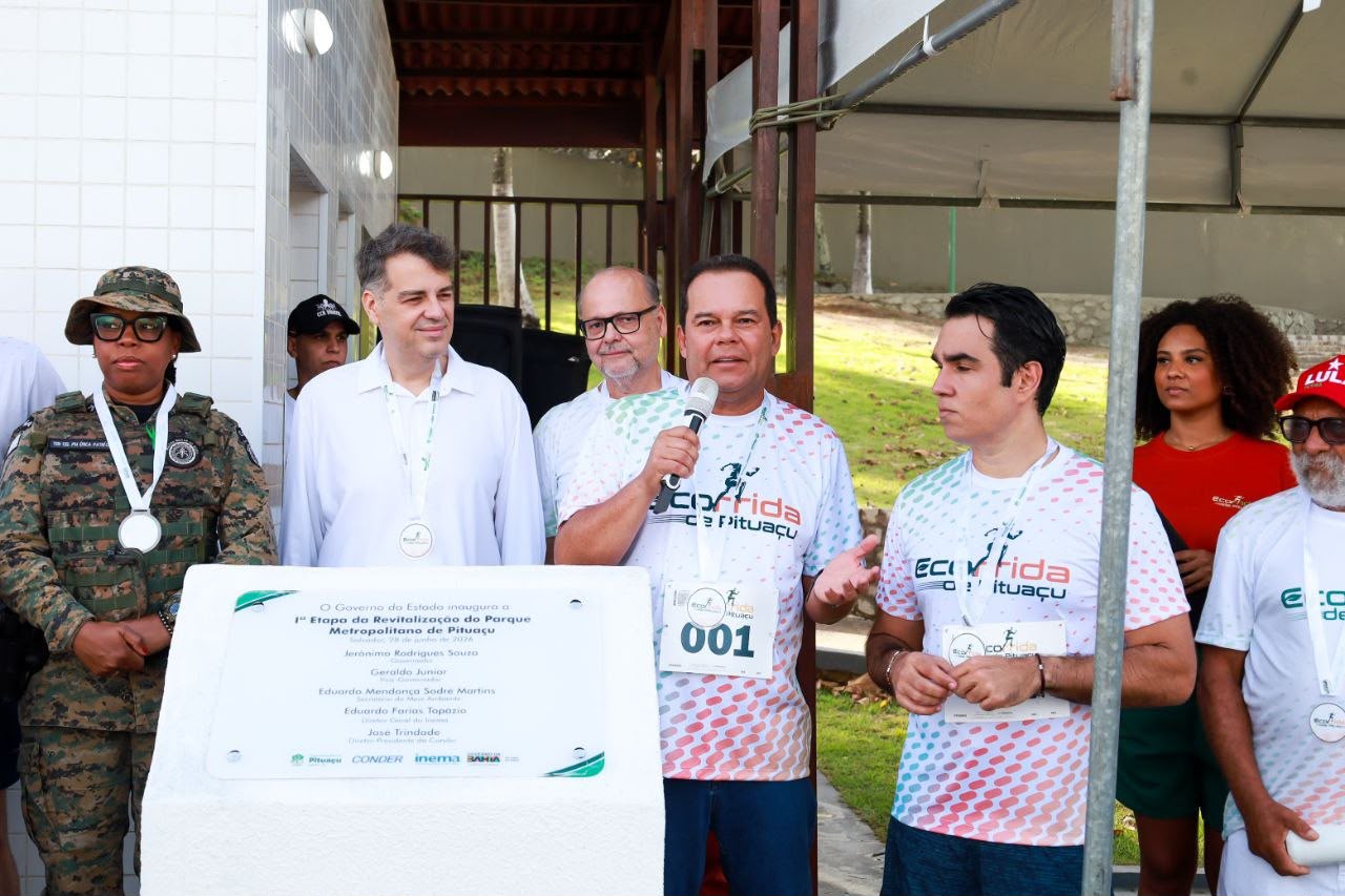 Geraldinho entrega 1ª etapa da requalificação do Parque Metropolitano de Pituaçu
