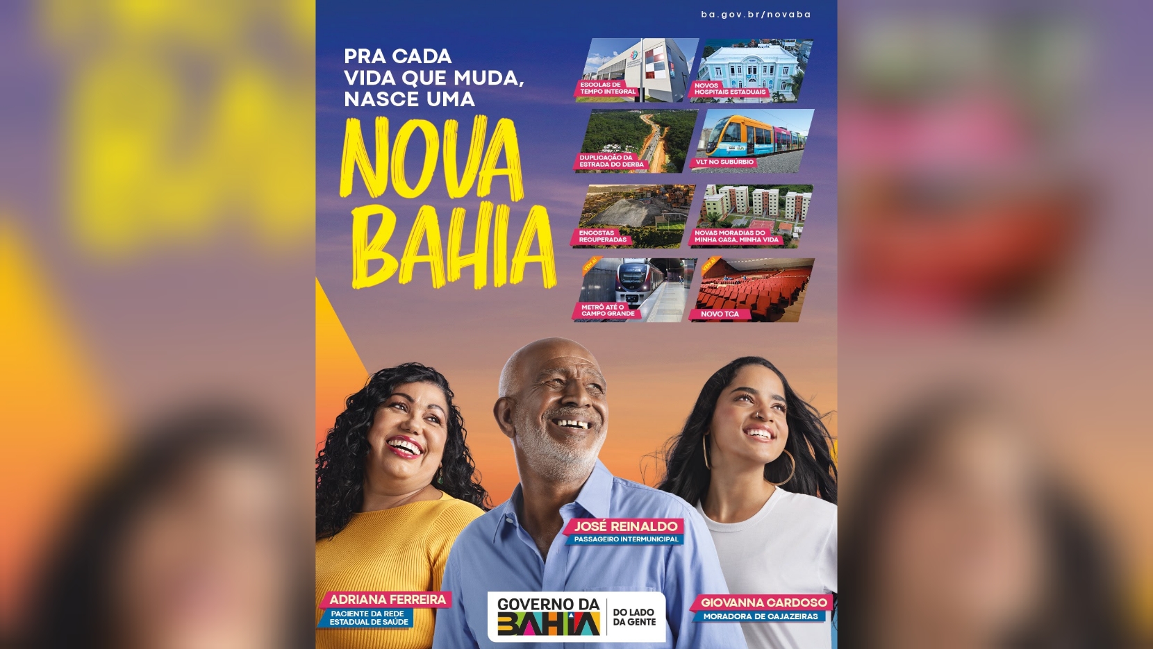 ”Para Cada Vida que Muda, Nasce uma Nova Bahia”: conceito une campanhas e traduz transformação do estado