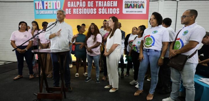 Unidade de triagem para cooperativas de reciclagem amplia inclusão produtiva e fortalece agenda ambiental na Bahia