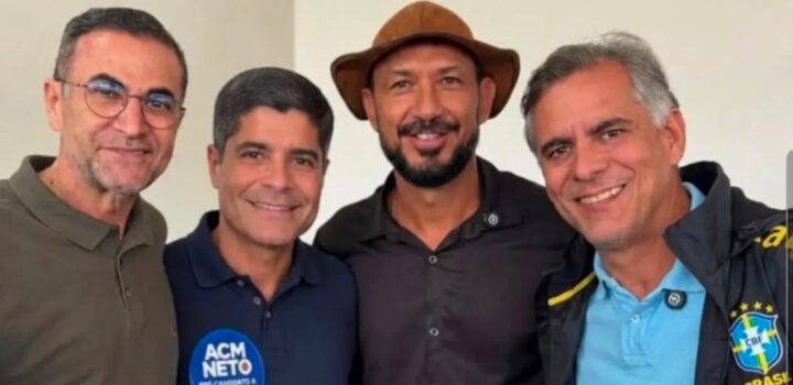 Prefeito de Lajedo denúncia manipulação de foto ao lado de ACM Neto