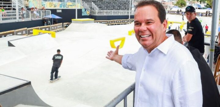 Geraldinho entrega Skate Park do Subúrbio e abre etapa nacional de campeonato em Salvador
