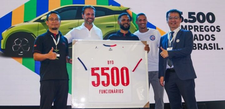 100 mil carros e 5,5 mil sonhos em construção: BYD celebra marcos históricos em Camaçari