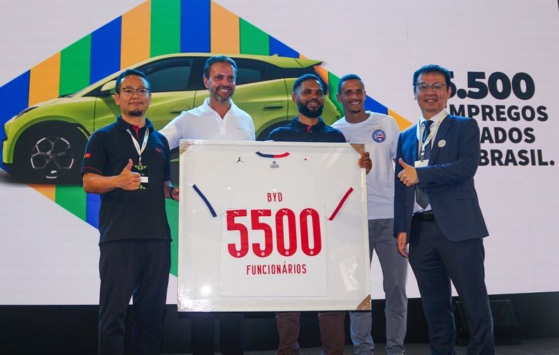 100 mil carros e 5,5 mil sonhos em construção: BYD celebra marcos históricos em Camaçari