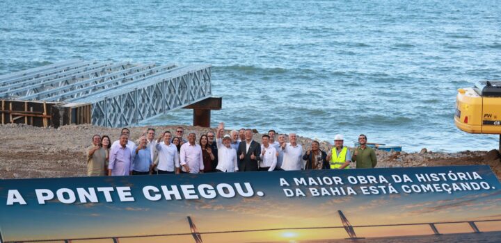 Com Lula, Ponte Salvador-Itaparica entra na fase das obras e marca novo ciclo de desenvolvimento na Bahia