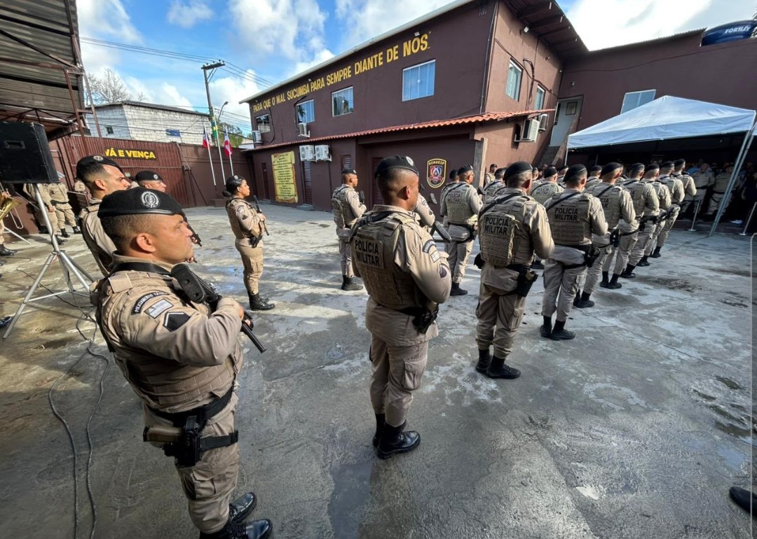 RONDESP RMS ganha nova sede em Simões Filho para reforçar o combate ao crime organizado