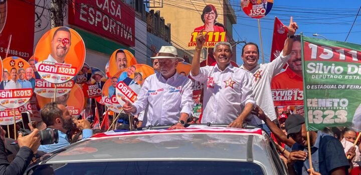 Geraldinho enaltece investimentos do governo de Jerônimo durante caminhada em Feira de Santana