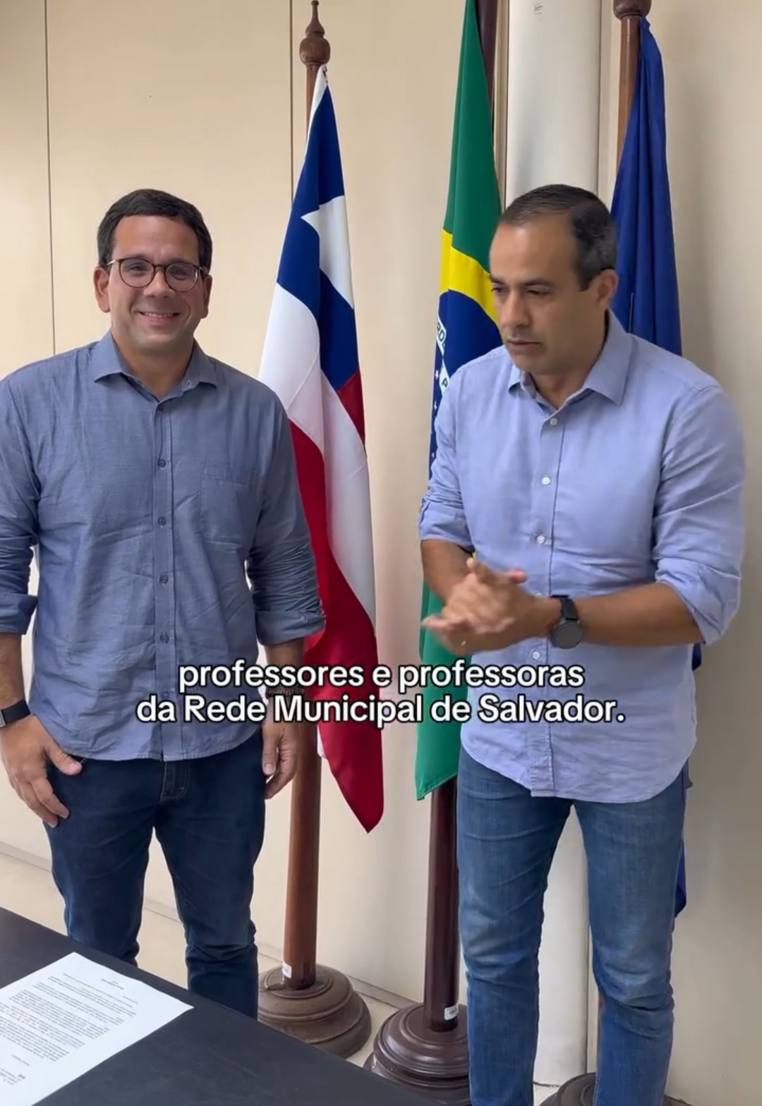 Prefeito Bruno Reis encaminha à Câmara projeto para autorizar pagamento da primeira parcela dos precatórios do Fundef
