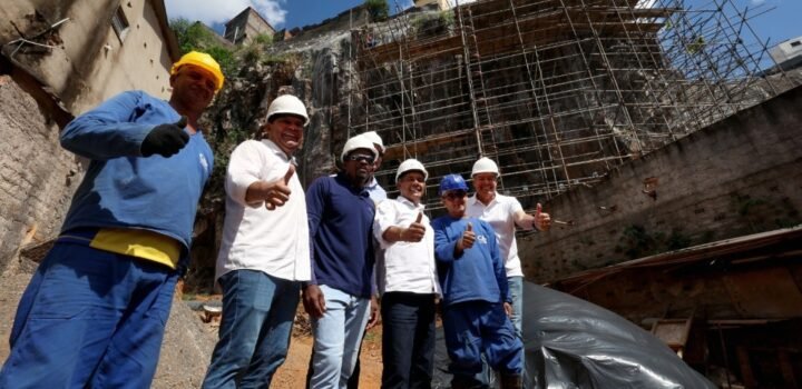 Geraldinho destaca força da parceria com Lula durante visita a obras de contenção na região do Sertanejo
