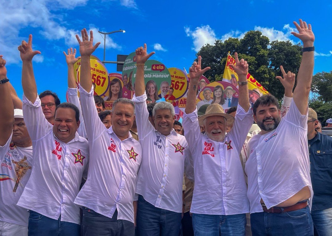 “A Bahia já mostrou que tem lado”, diz Geraldinho em ato de campanha no Bonfim