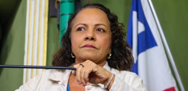 Aladilce Souza comenta presença de bandeiras de ACM Neto e Flávio Bolsonaro em ato na Barra