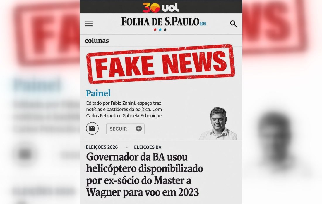 Campanha de Jerônimo Rodrigues questiona cobertura da Folha de S.Paulo sobre uso de helicóptero