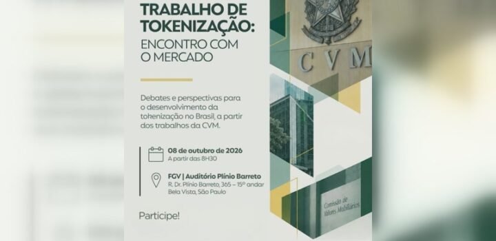 CVM e entidades do mercado apresentam avanços no Grupo de Trabalho de Tokenização durante evento em SP