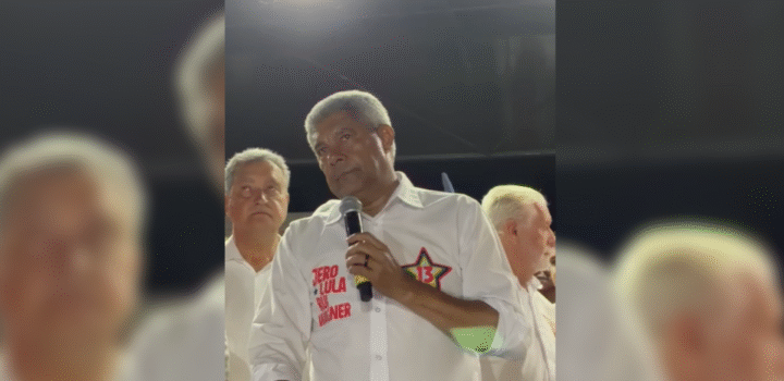 Jerônimo diz que acionou jurídico por uso de mulheres nuas em ato de ACM: “Corpo não pode ser exposto em troca de voto”