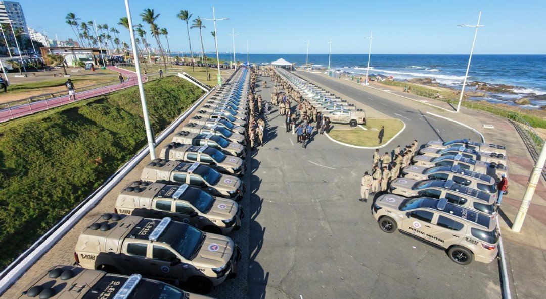 Novas viaturas fortalecem policiamento em 22 municípios e na capital baiana