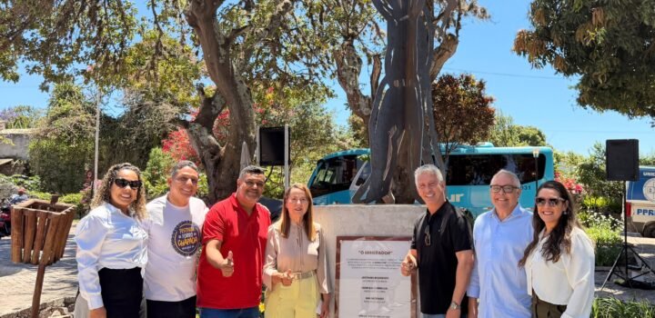 CBPM inaugura escultura “O Minerador” em Mucugê, na Chapada Diamantina