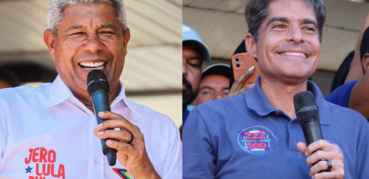 Quaest na BA: Jerônimo Rodrigues tem 52% dos votos válidos e ACM Neto, 48%, em cenário de empate técnico na véspera do 1º turno