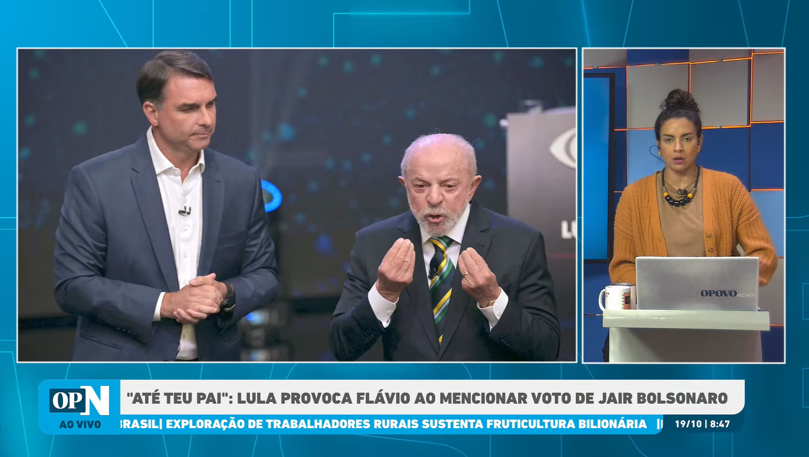 Debate presidencial da Band: cortes viralizam e movimentam as redes sociais