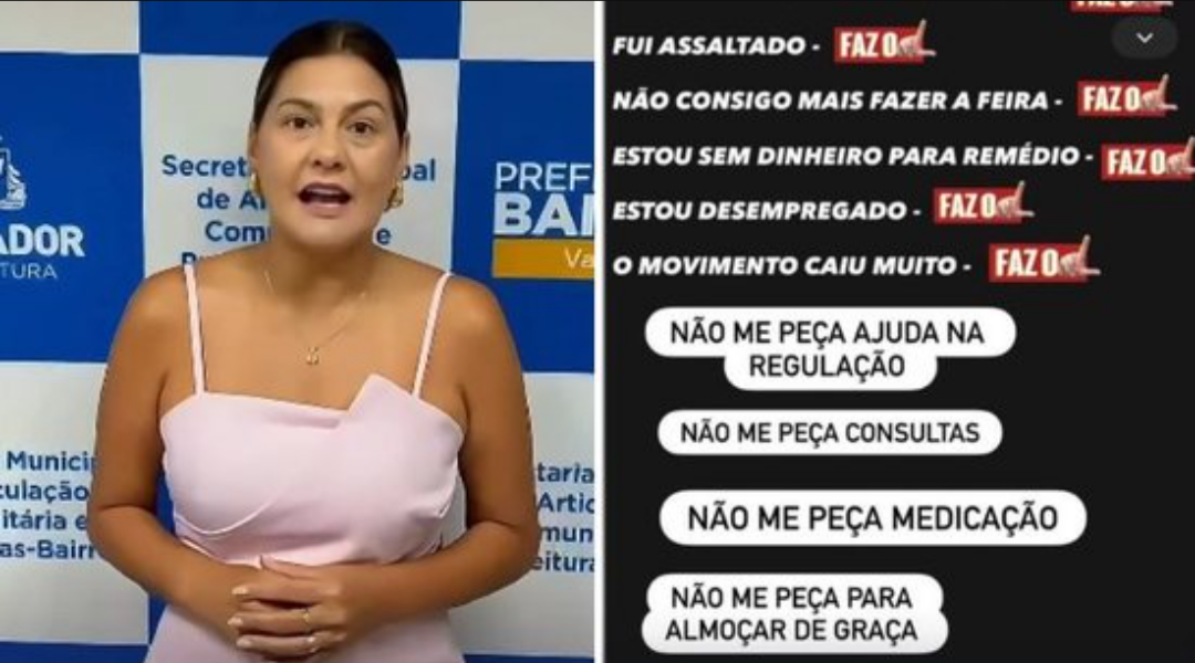 Subprefeita de Valéria ameça barrar atendimento de eleitores do PT na regulação